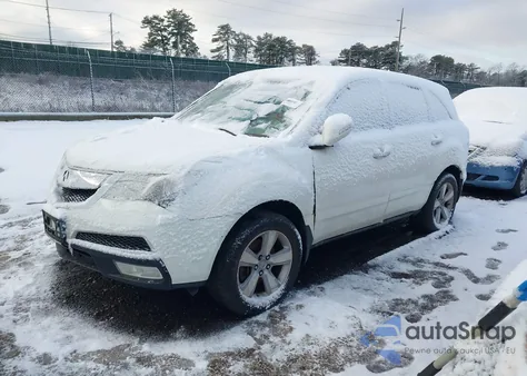 2012 Acura Mdx из США, поврежденный, VIN 2HNYD2H24CH513996